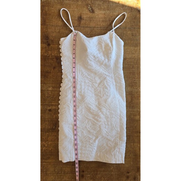 Lilly Pulitzer white mini strappy  dress women's size 8 - Picture 6 of 9